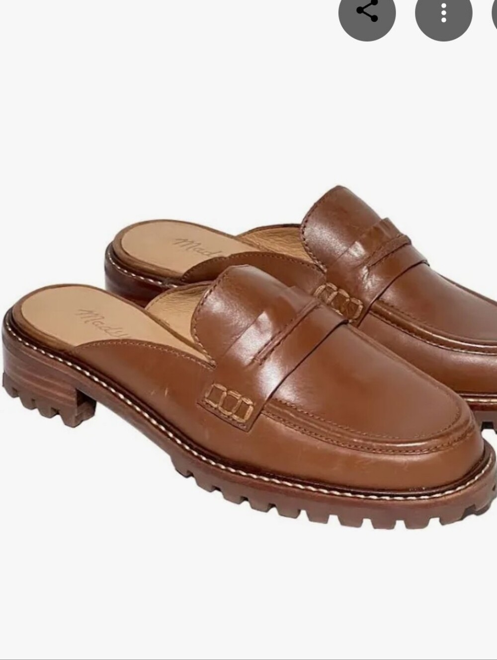 Madewell Corinne Lugsole Loafer Mule